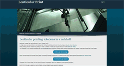 Desktop Screenshot of lenticular-print.com